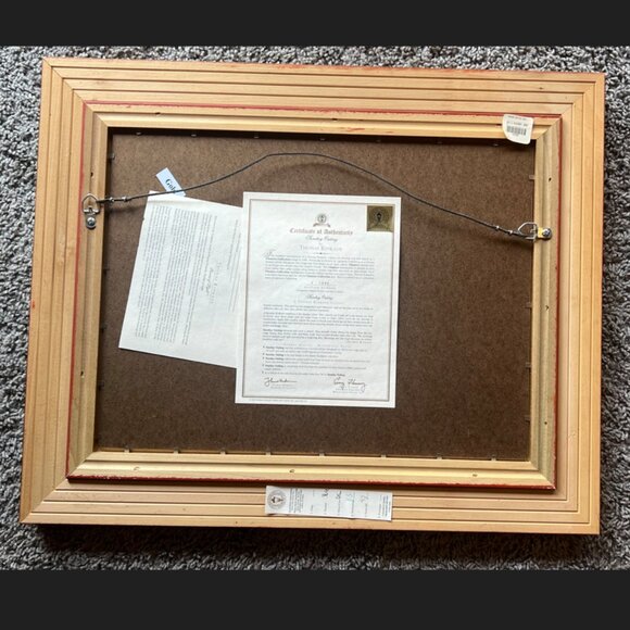 Thomas Kinkade Sunday Outing with Gold Frame - Picture 2 of 3